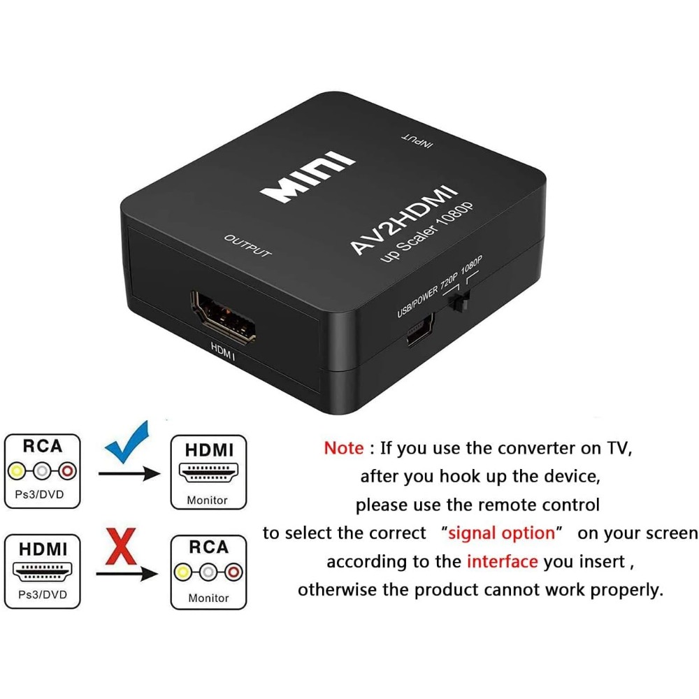 1080P RCA AV naar HDMI-convert - Retro Gaming N64 recensie en prijs